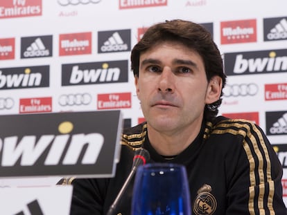 Karanka, en su etapa como segundo entrenador del Madrid.