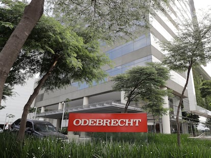 Sede de la constructora brasileña Odebrecht en Sao Paulo, Brasil, en 2018.