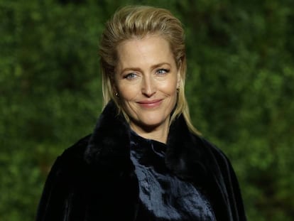 Gillian Anderson durante la presentación de la tercera temporada de 'The Crown' en Londres el pasado noviembre.