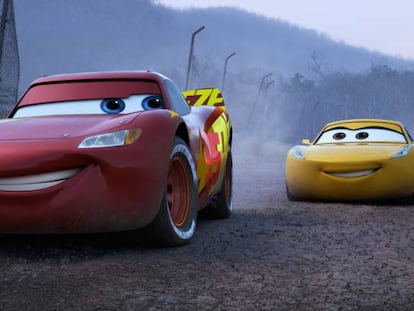 Rayo McQueen, protagonista de la película 'Cars 3'.