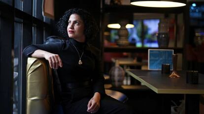 La cantante Emel Mathlouthi en Madrid, el pasado 7 de abril.