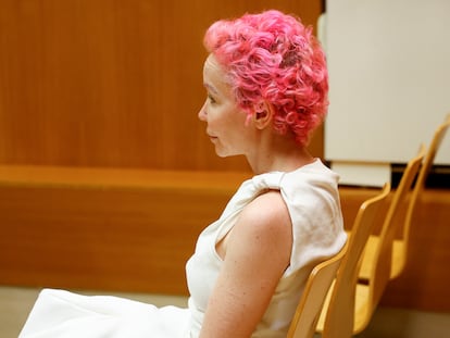 Ángela Dobrowolski, durante el juicio por intento de asesinato.