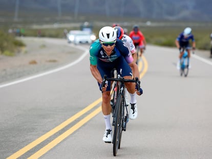 Miguel Angel Lopez durante la Vuelta a San Juan International 2023.