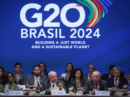 El presidente de Brasil, Luiz Inácio Lula da Silva, esta semana en el G-20.