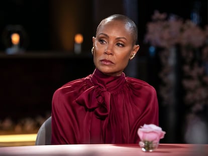 Jada Pinkett Smith en uno de sus programas de 'Red Table Talk'.