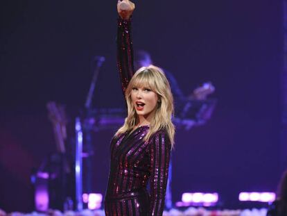 Taylor Swift, en un concierto en Nueva York, el jueves. 