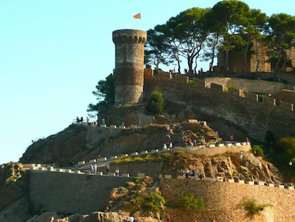 El castillo de Tossa de Mar.