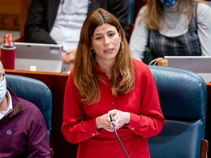 La diputada de Más Madrid Loreto Arenillas Gómez, en una imagen de archivo.