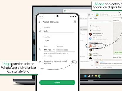 Nuevas funciones para contactos en WhatsApp