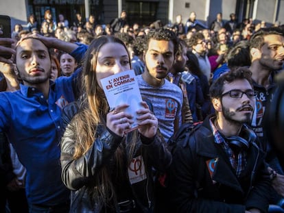 Partidarios de M&eacute;lenchon.