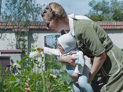 Sandra Hüller, en una escena de 'La zona de interés'.