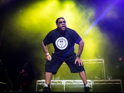 Fatman Scoop actúa durante un festival en Melbourne (Australia), en noviembre de 2023.