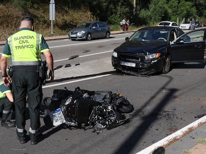 Una motorista fallece tras colisionar con un coche el pasado 13 de julio en Vigo