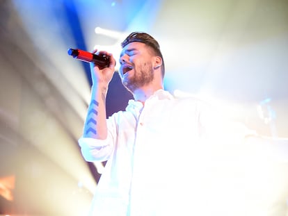 Liam Payne durante una actuación en Los Ángeles en 2017.