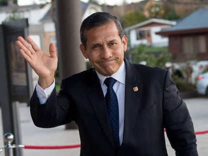 Ollanta Humala, en junio pasado en Santiago de Chile.