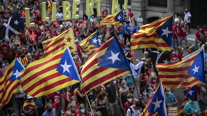 Manifestación de la pasada Diada.