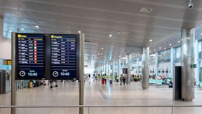 Terminal del aeropuerto de Vigo (Pontevedra).