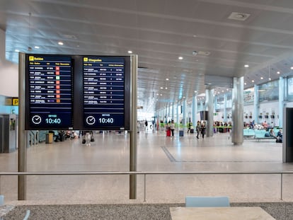 Terminal del aeropuerto de Vigo (Pontevedra).