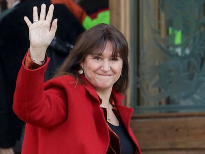 Laura Borràs, durante el juicio por fraccionar contratos.