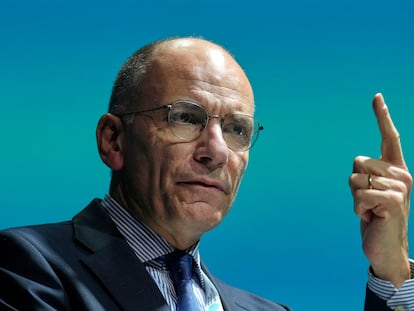 Enrico Letta, exprimer ministro de Italia y presidente del Instituto Jacques Delors.