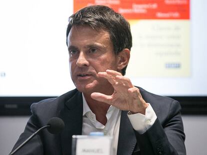 Manuel Valls, ex primer ministro francés