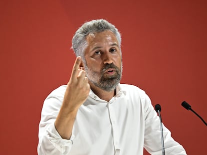 El líder del Partido Socialista portugués, Pedro Nuno Santos, en octubre, en Estoril.