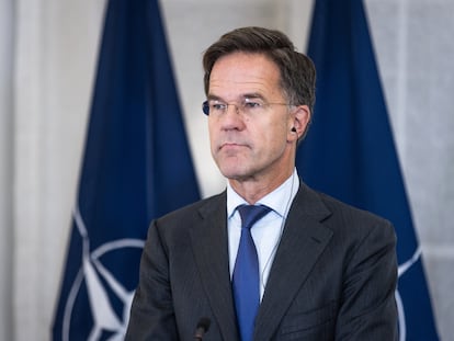 El secretario general de la OTAN, Mark Rutte, en Tallin el pasado 22 de octubre.