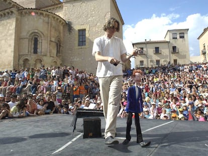 Una de las funciones de la última edición de Titirimundi, en Segovia. 