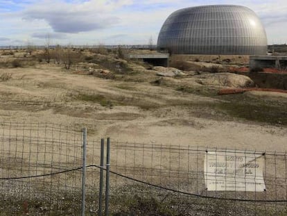 Los terrenos de la Ciudad de la Justicia en Valdebebas.