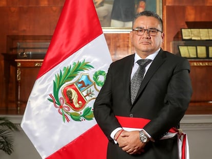 El ministro de Interior de Perú, Juan José Santiváñez.