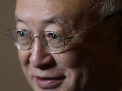 Yukiya Amano, director general de la Agencia para la Energia Atomica de la ONU.