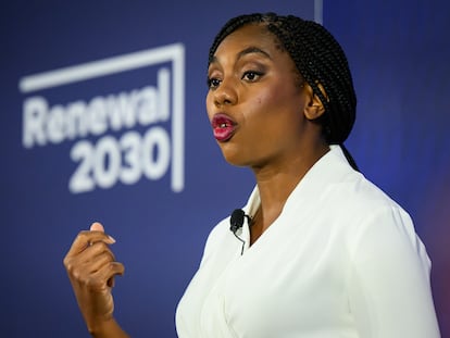 Kemi Badenoch presenta este lunes en Londres su candidatura para el liderazgo del Partido Conservador