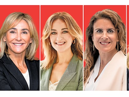 De izquierda a derecha, Teresa Zueco (Squire Patton Boggs); Mª Pilar García Guijarro, (Watson Farley & Williams); Marta Delgado, (Jones Day) y Coral Yañez (Bird& Bird).