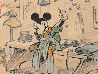 Una de las muestras de la exposición “Disney. El arte de contar historias” presente en CaixaForum.