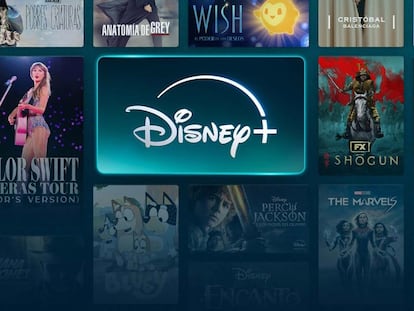 Logo de Disney+ con contenidos