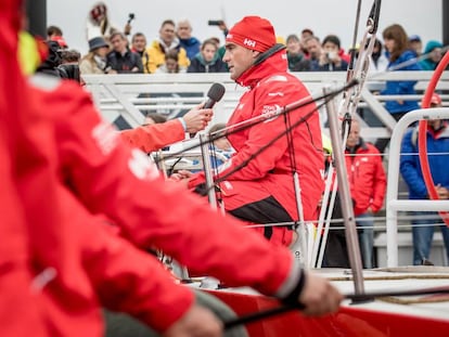 Xabi Fernández, en el Mapfre.