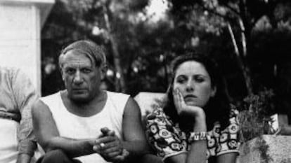 Pablo Picasso y Dora Maar, fotografiados por Man Ray.