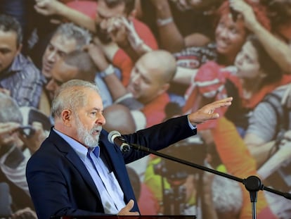 El expresidente brasileño Lula Da Silva, en un evento en marzo pasado.