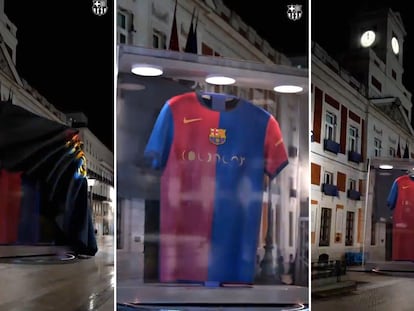 Imágenes del vídeo subido en las redes por el FC Barcelona.