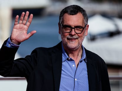 El director Eduard Cortés, en la presentación de su largometraje 'Cerca de tu casa', en el festival de Málaga de 2016.