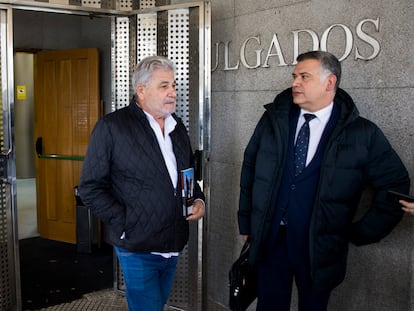 Laureano Oubiña, el pasado noviembre en los juzgados de Vilagarcía de Arousa (Pontevedra).