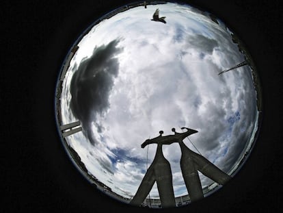 Monumentos en Brasilia.