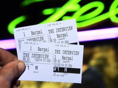 Entradas para el estreno en cines de California de &quot;La entrevista&quot;