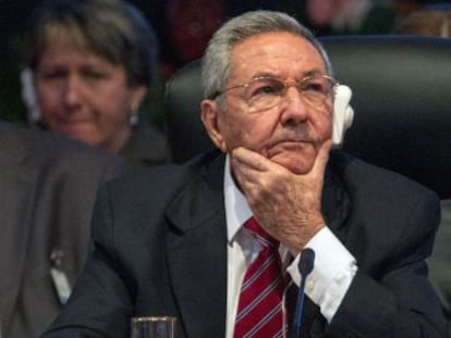 Castro en la Cumbre de Estados del Caribe celebrada en La Habana. 