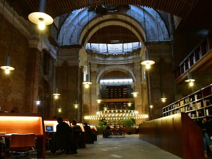 Biblioteca de las Escuelas Pías, una de las sedes de la UNED, en Madrid.