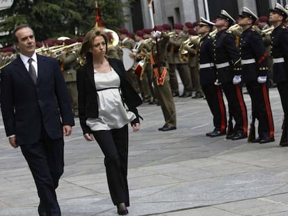 Carme Chacón amb José Antonio Alonso en una imatge del 2008.