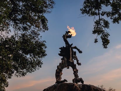 El dragón del castillo de Wawel, uno de los iconos de Cracovia.