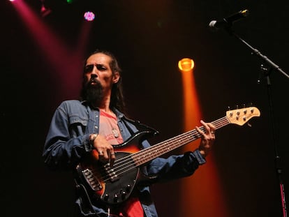 Gerardo 'Zopi' Pimentel durante un concierto en 2015.