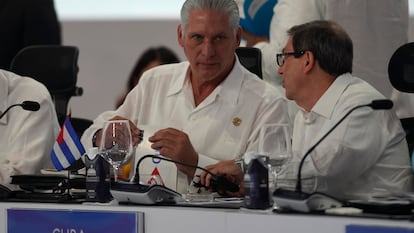 Miguel Díaz-Canel, presidente de la República de Cuba, durante la XXVIII Cumbre Iberoamericana.