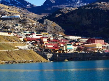 Mina de esta&ntilde;o San Rafael, propiedad del grupo Breca, en Puno (Per&uacute;)